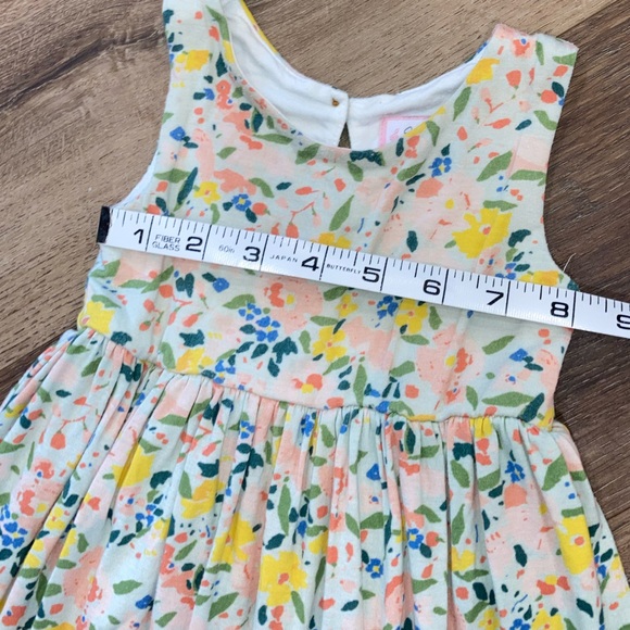 SweetHoney Floral Sleeveless Dress Spring Summer Lace Vacation Beach Outfit 18m - Picture 6 of 14